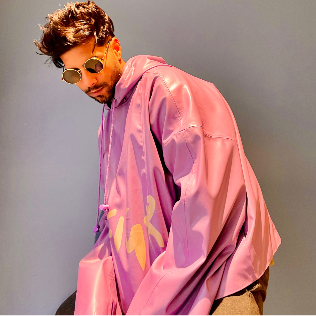 9FIGR PINK RIDING HOODIE - PLUM