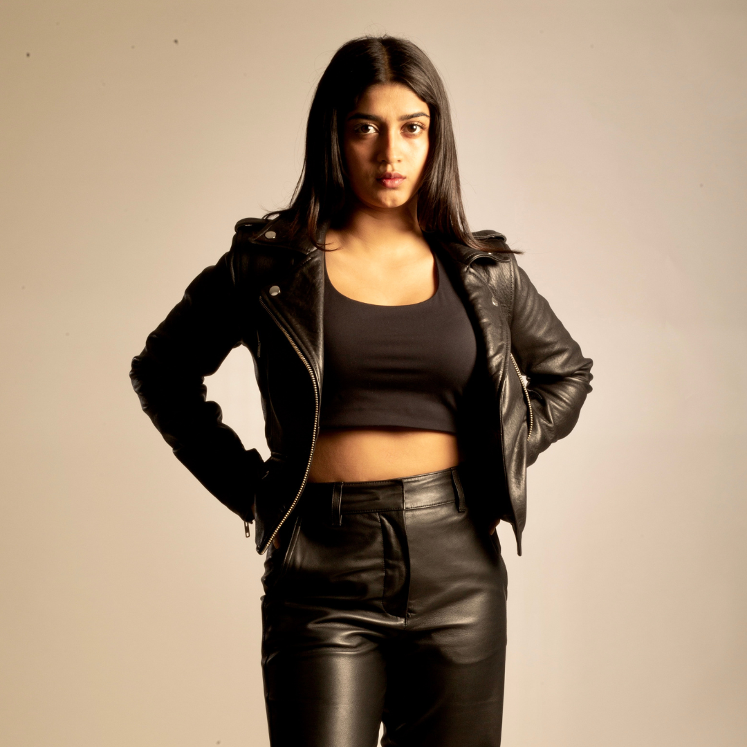OLIVIA BIKER LEATHER JACKET