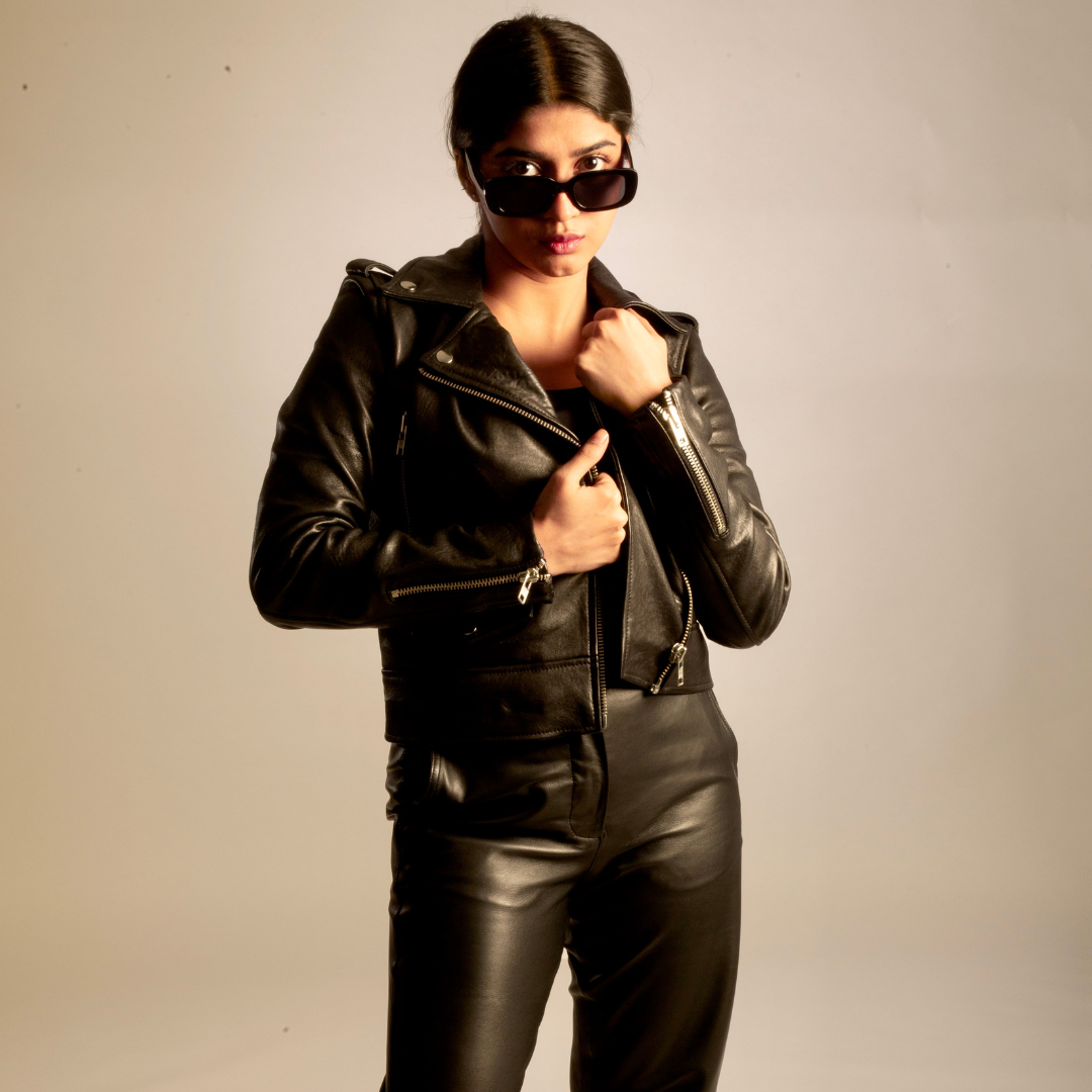 OLIVIA BIKER LEATHER JACKET