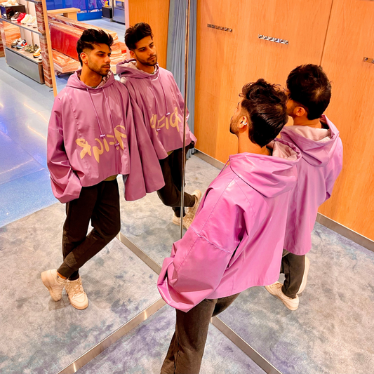 9FIGR PINK RIDING HOODIE - PLUM