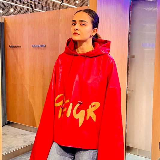 RED RIDING HOODIE - APPLE