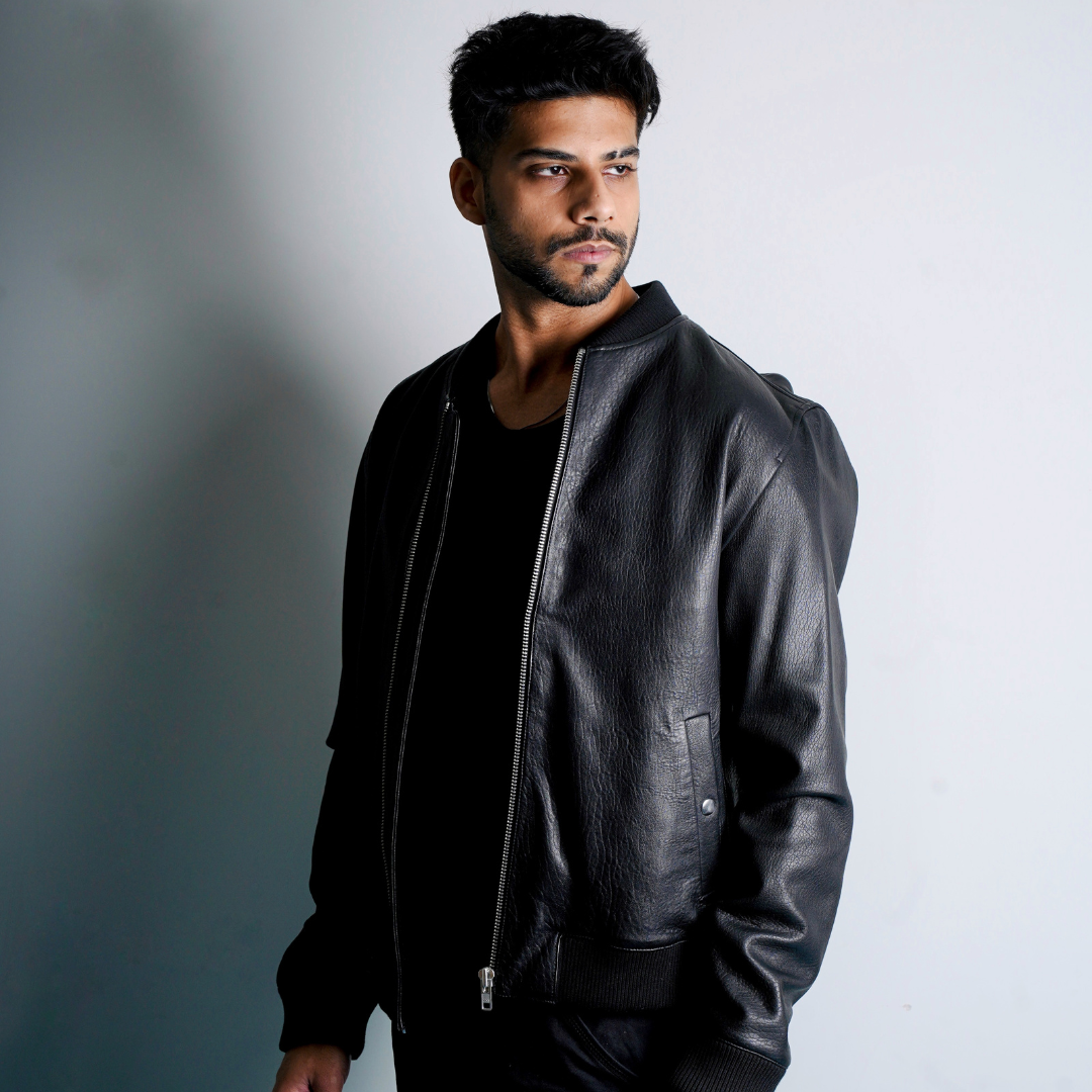 KANYE LEATHER BOMBER JACKET