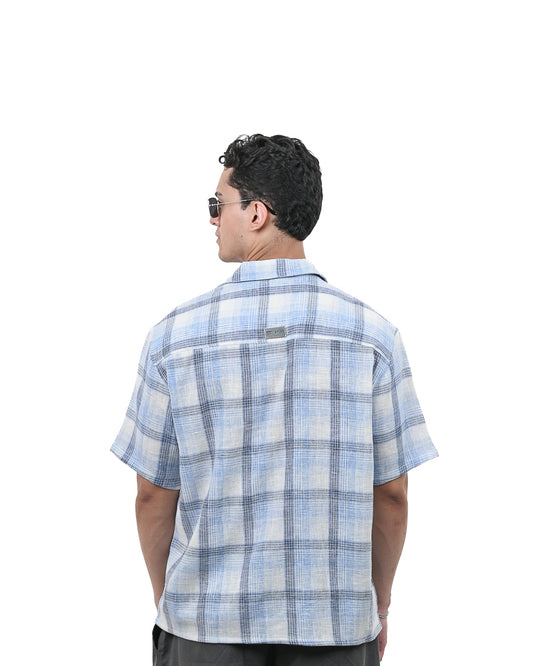 Sky Grid Summer Shirt