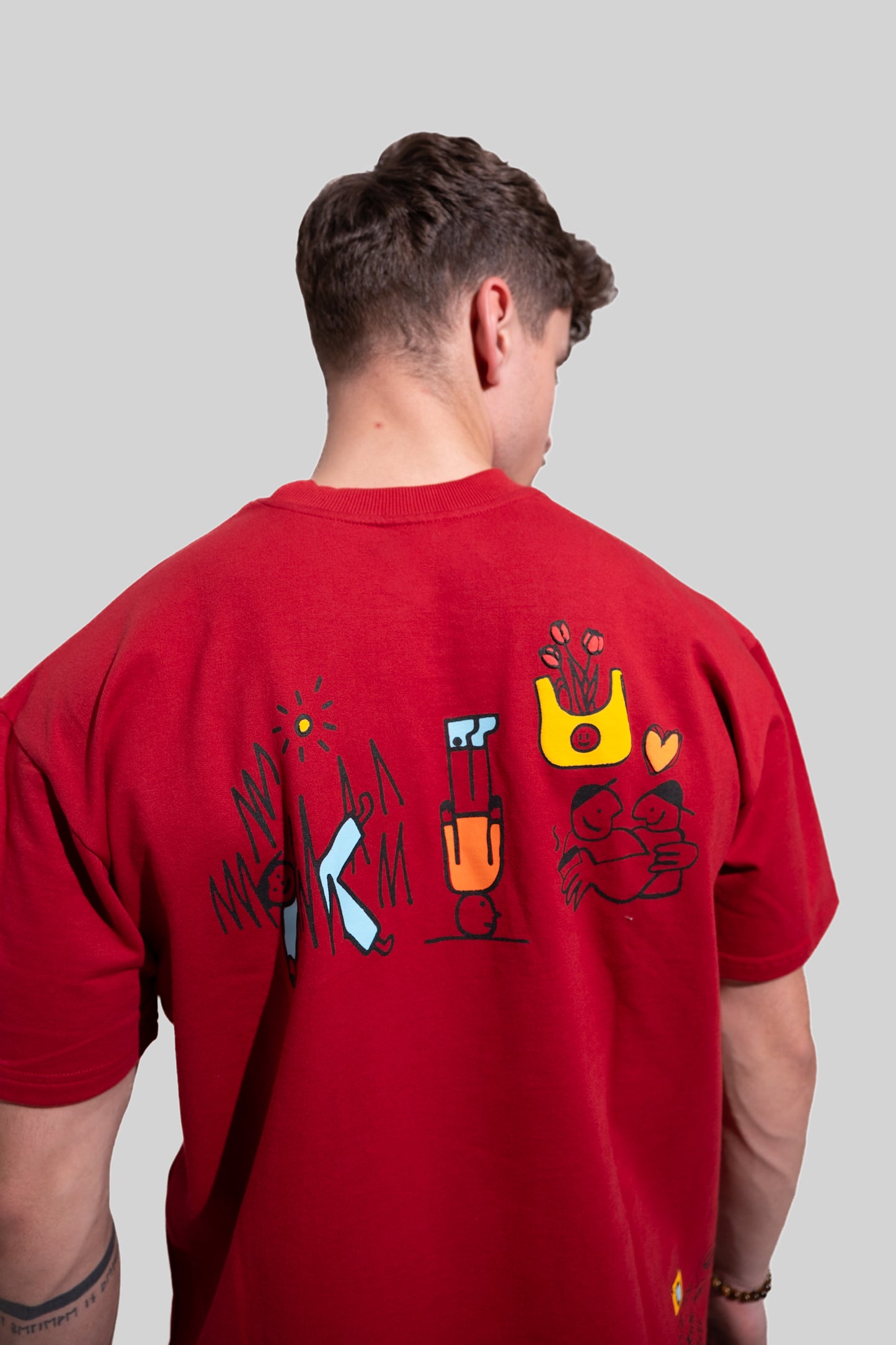 IYKYK Tee – Vibrant Crimson