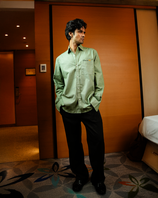 Oxford Shirt - Sage Green