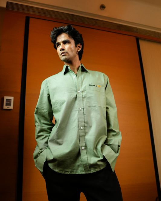 Oxford Shirt - Sage Green