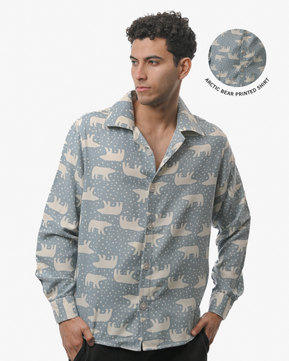 Moonwalk Bear Flannel Shirt