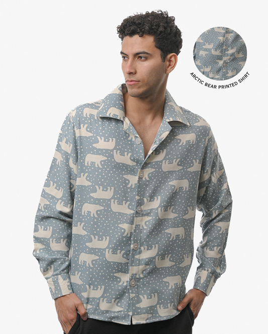 Moonwalk Bear Flannel Shirt