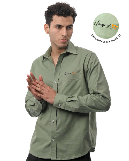 Oxford Shirt - Sage Green