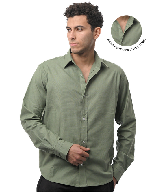 OXFORD SHIRT - SAGE GREEN