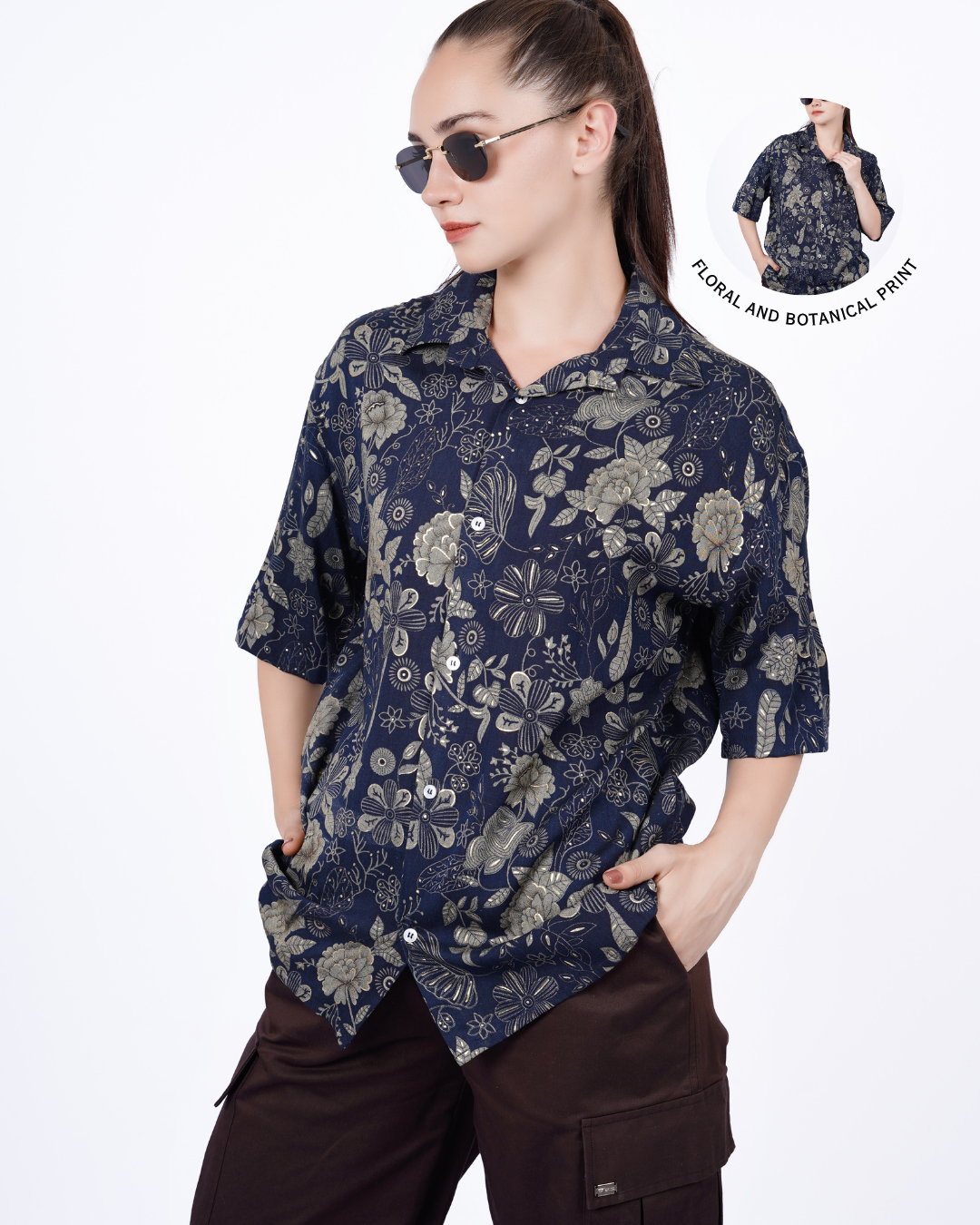 Rich navy blue Shirt