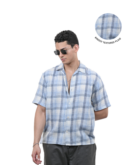 Sky Grid Summer Shirt