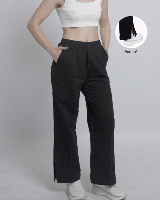 Slit Pants - Black