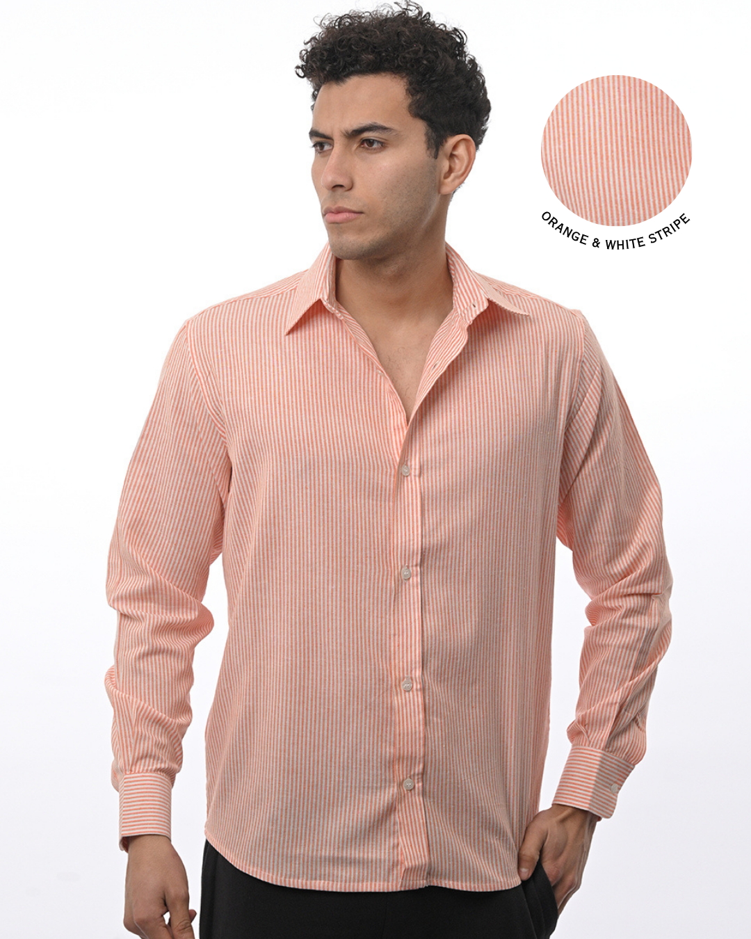 Stripe Shirt - Orange
