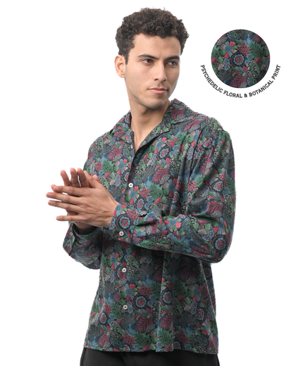 The Midnight Botanical Shirt