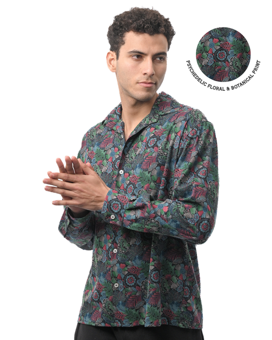 The Midnight Botanical Shirt