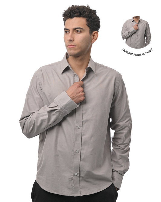 OXFORD SHIRT - GREY