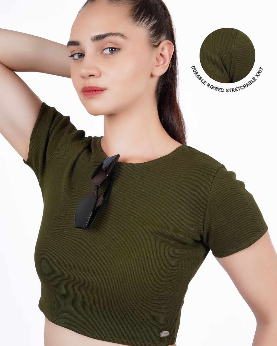 Baby Crop Top - Green