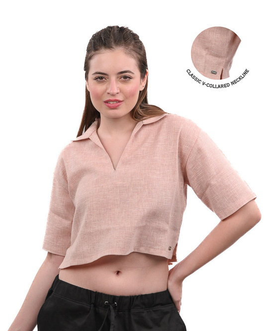 Bare Boxy Crop Shirt