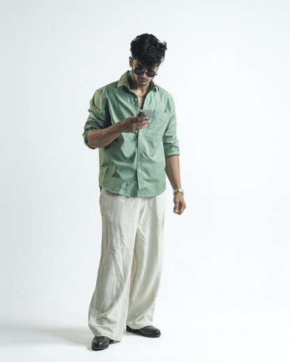 Oxford Shirt - Sage Green