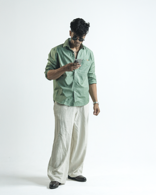 Oxford Shirt - Sage Green