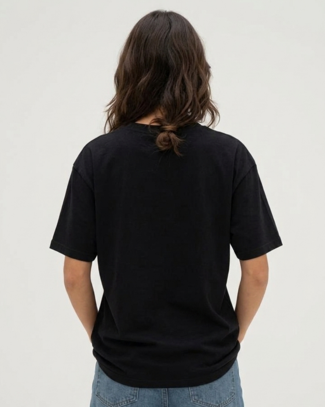 Angel Wings Tee – Jet Black