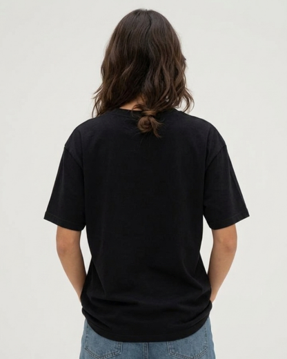 Angel Wings Tee – Jet Black