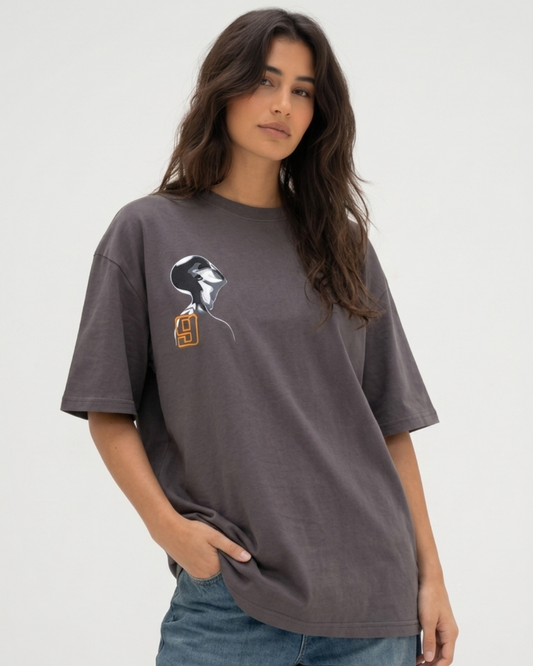 Astro World Tee – Graphite Grey