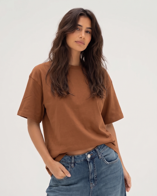 Signature Brown Tee