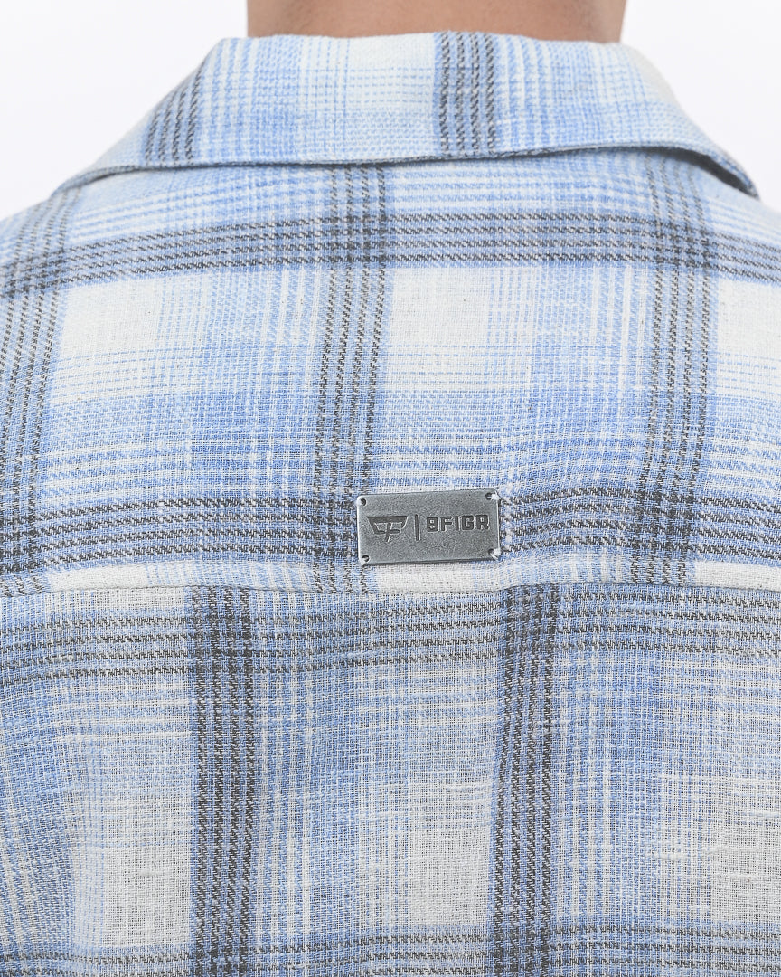 Sky Grid Summer Shirt