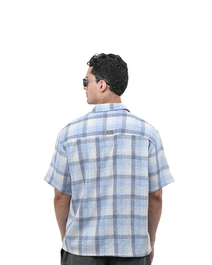 Sky Grid Summer Shirt