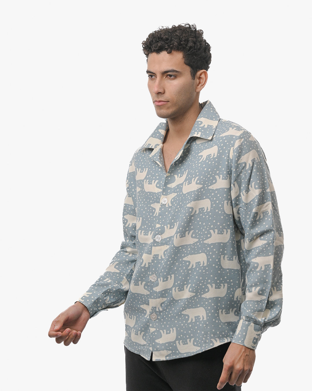 Moonwalk Bear Flannel Shirt