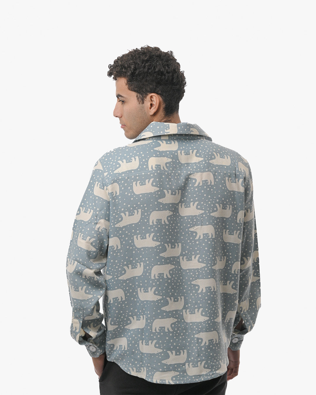 Moonwalk Bear Flannel Shirt