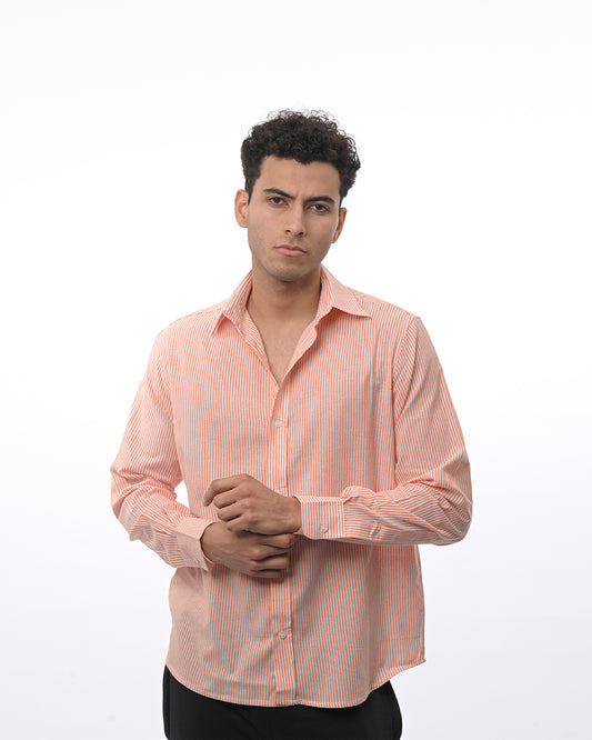 Stripe Shirt - Orange