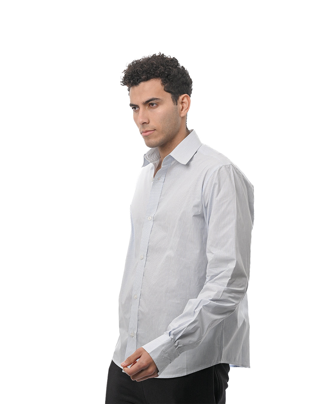 Small Stripe Shirt - blue