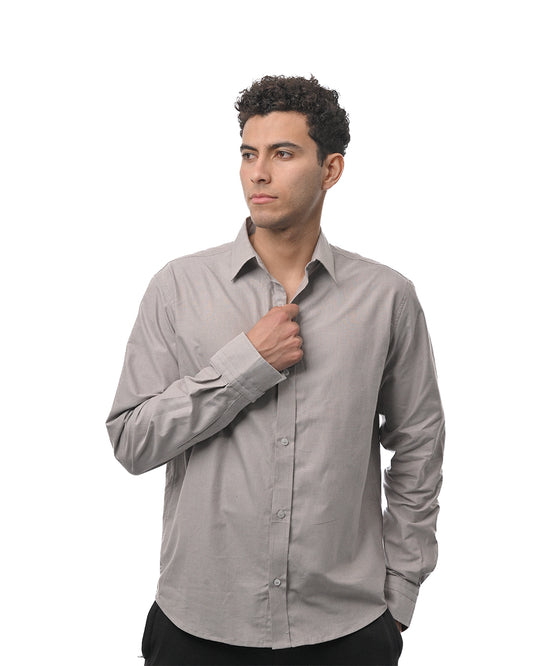 OXFORD SHIRT - GREY