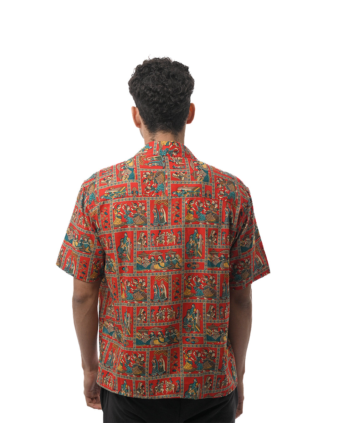 The Kalamkari Shirt - Red