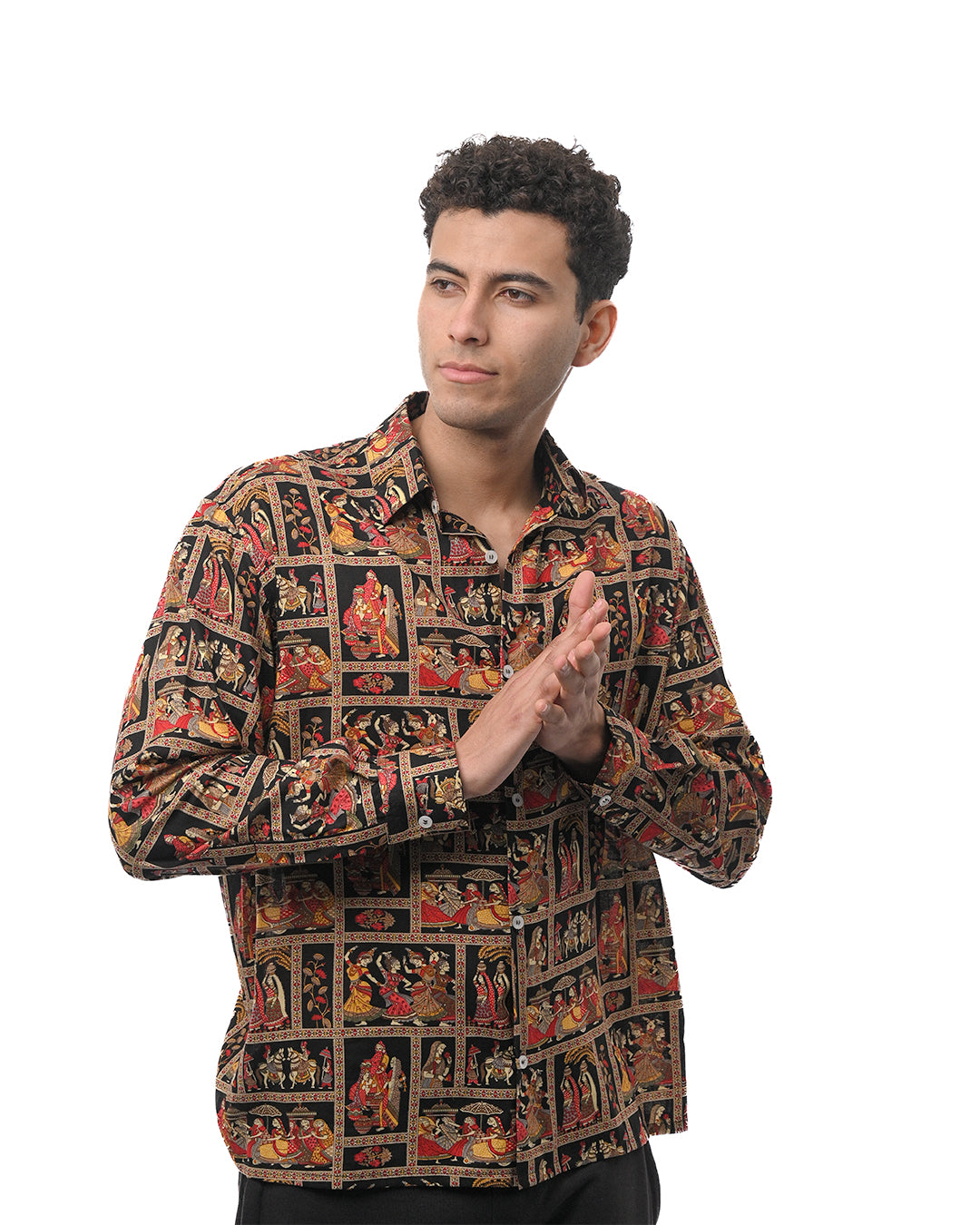 Heritage Narrative Button Down Shirt