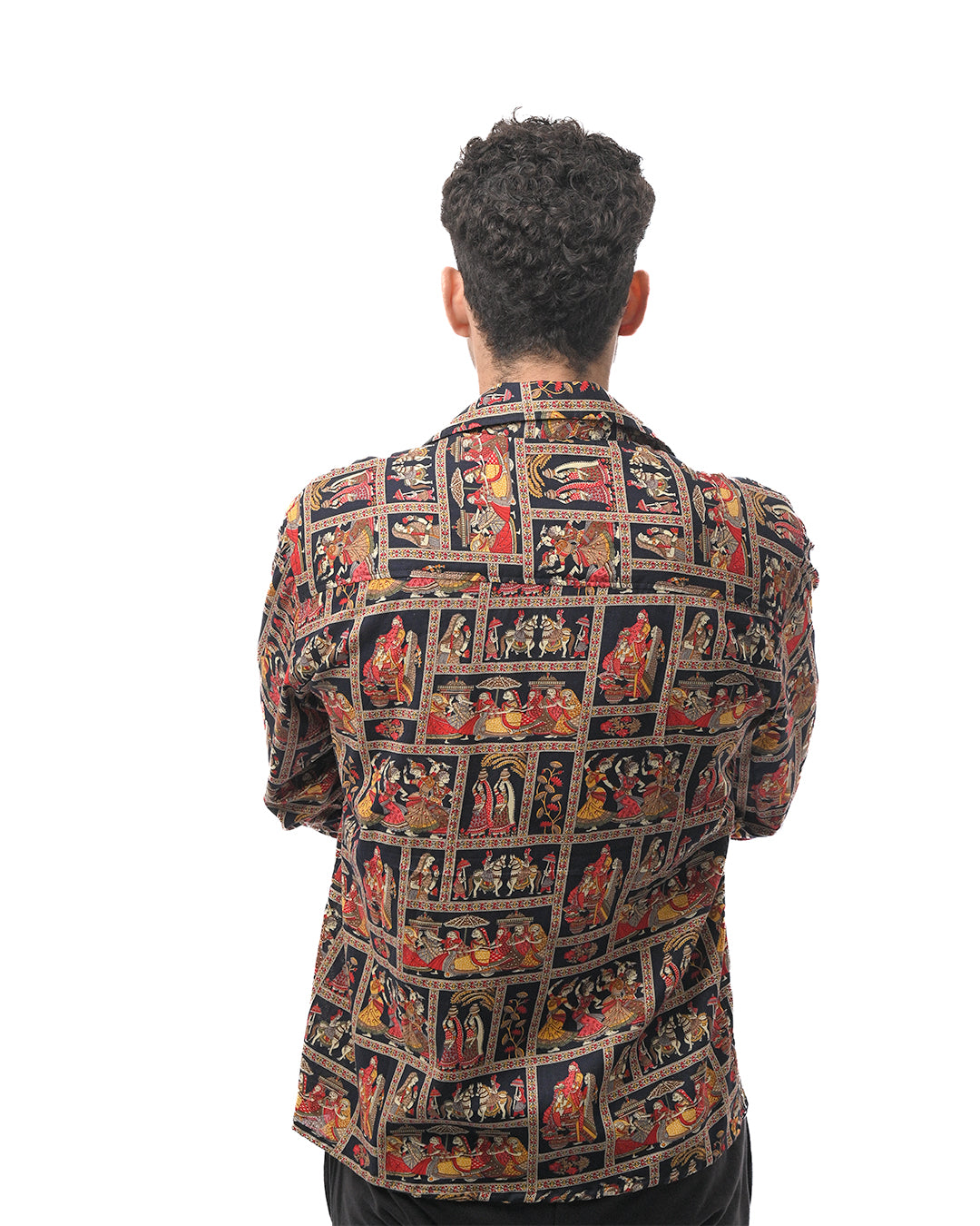 Heritage Narrative Button Down Shirt