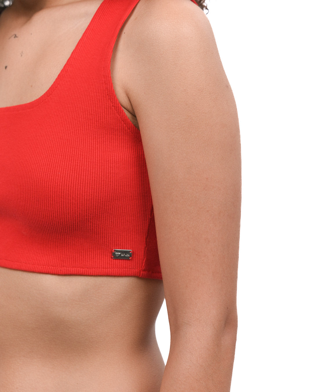 Cropped Crop Top Red
