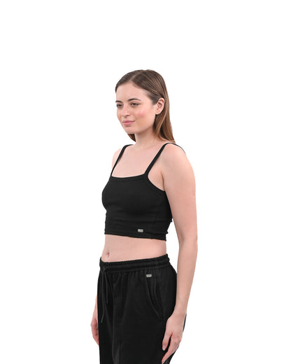 Spaghetti Tank - Black