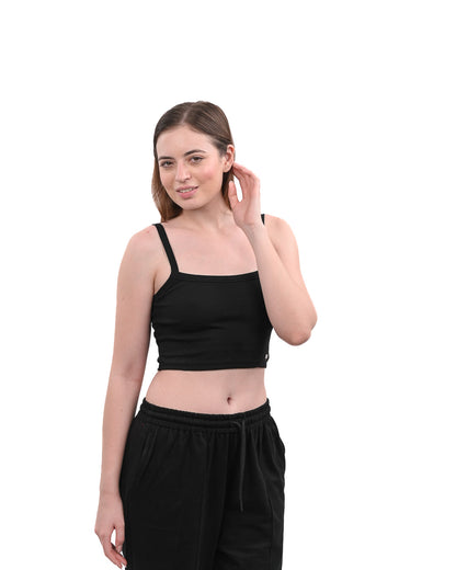 Spaghetti Tank - Black