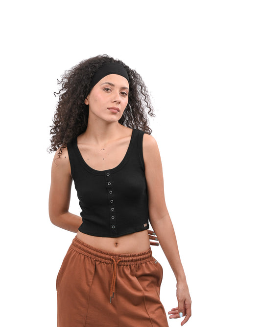 Black Snap Tank