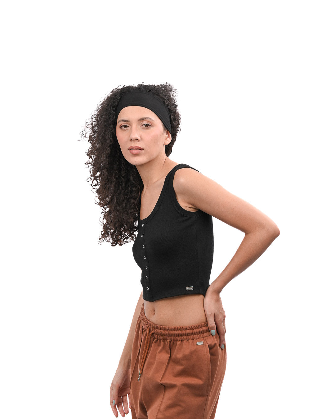 Black Snap Tank