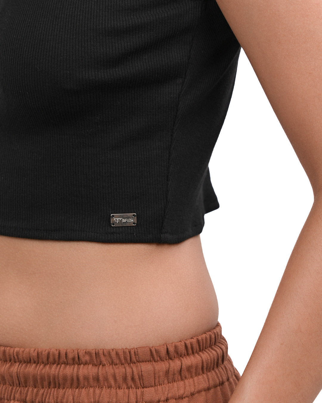 Jet Black Half Zip Top