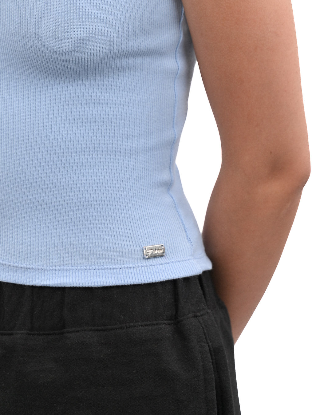 Rib Knit Tank - Blue