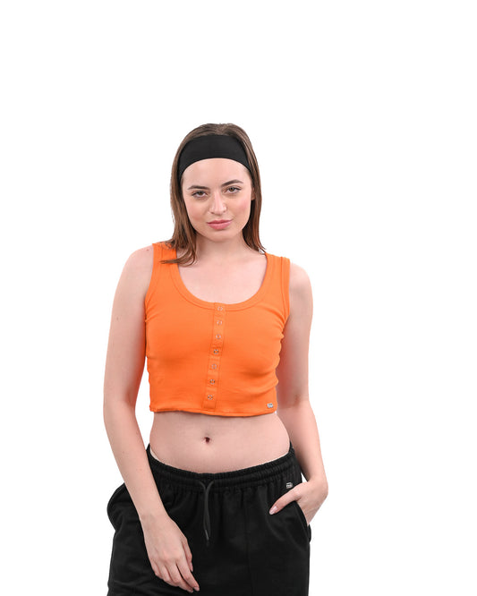 Tangerine Snap Tank