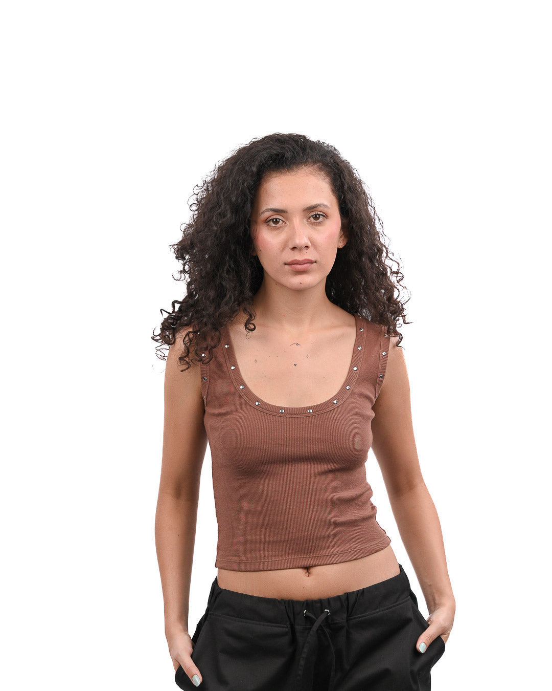 Mocha Rivert Tank Top