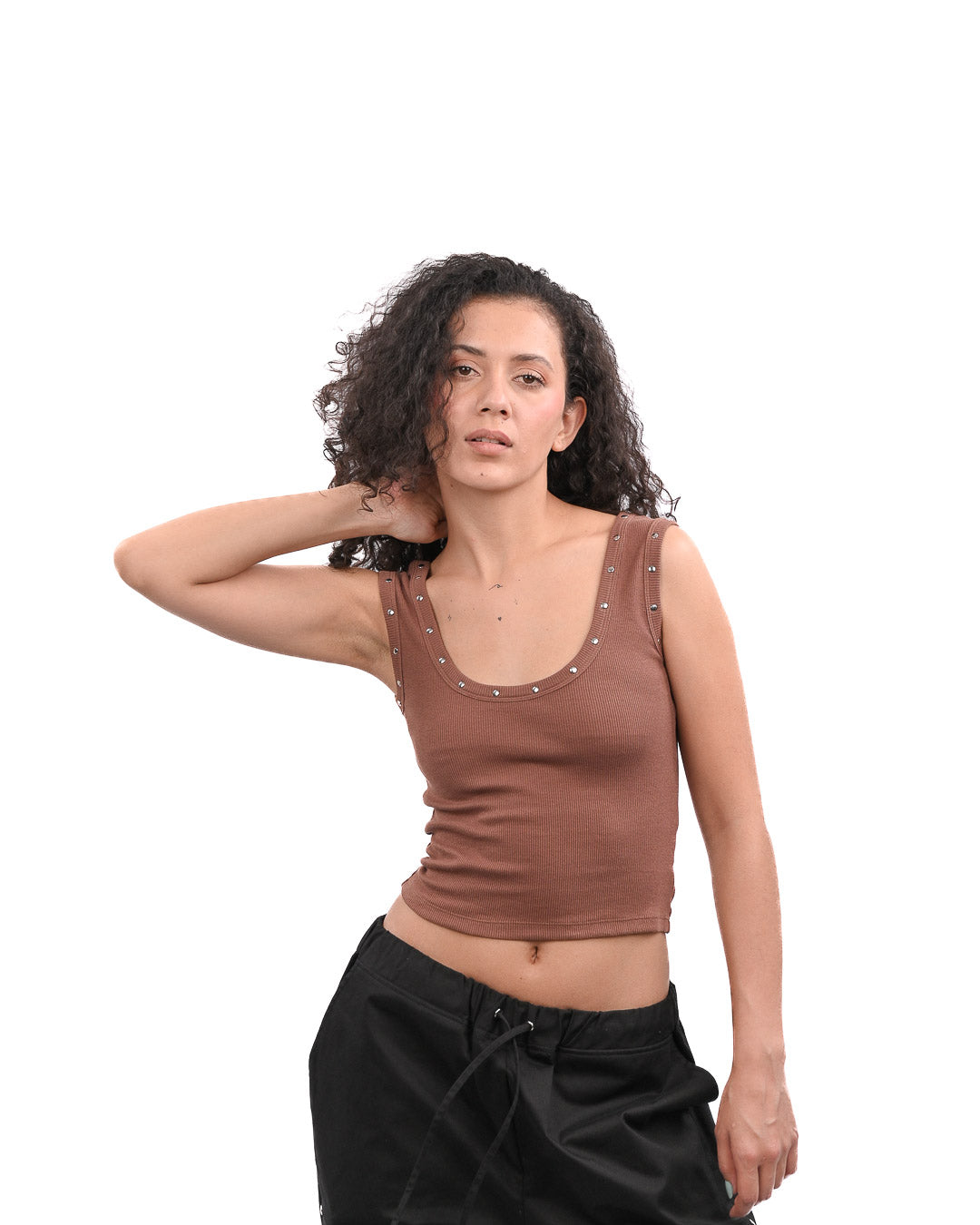 Mocha Rivert Tank Top