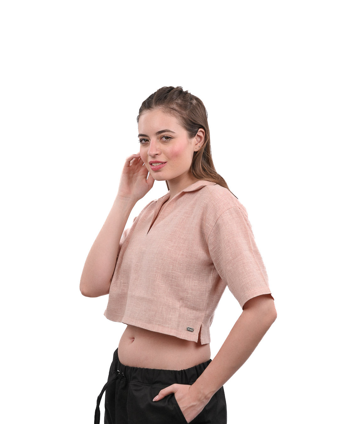 Bare Boxy Crop Shirt